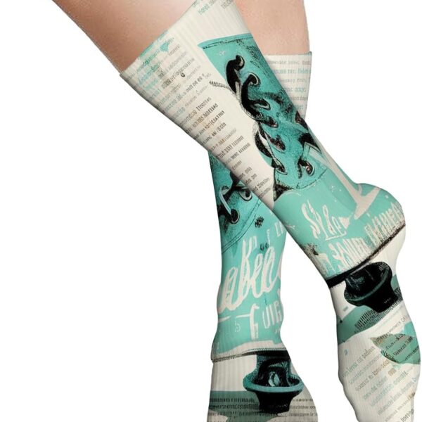 Sport Socks,Athletic Cushioned Running Performance Crew Socks For Men/Women，size：20inch 36