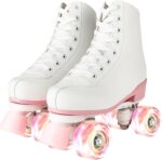 Women Roller Skates with Light Up Wheels Quad Skating for Men, Adult, Youth, Beginners Outdoor