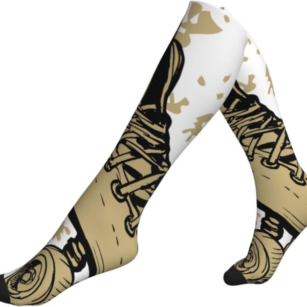 Compression Socks For Women Men Roller Skates Socks For Running Athletic Sports Nurse Travel