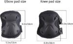 Tactical Combat Knee & Elbow Protective Pads Set for Outdoor  Paintball Game Cycling Safety Skateboarding Gear Skates Knee Protection Guard Pads