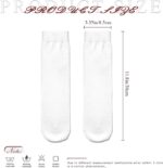 Fashion Compression Socks,Performance Polyester Cushioned Athletic Crew Socks for Running,Athletic, -12 inch