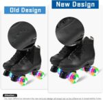 Professional Outdoor Indoor Roller Skates for Women and Men, Adjustable Four Wheel Senior Skates