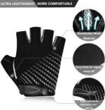 Bike Cycling Gloves for Men Women,Non-Slip Breathable 5MM Gel Pads DH Mountain Road Bicycle Gloves for MTB Biking Cycling,Workout Sports