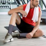 Colorful Roller Skates Print Adults Mid Tube Sports Socks Lightweight Breathable Running Fitness Jogging Training