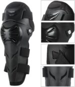 Knee Pads Motorcycle - 4P Adult Knee/motorcycle elbow pads/Adjustable Knee Cap Pads Protector Elbow Armor for Motorcycle Cycling Racing