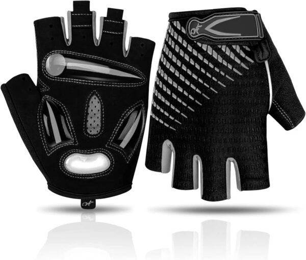 Bike Cycling Gloves for Men Women,Non-Slip Breathable 5MM Gel Pads DH Mountain Road Bicycle Gloves for MTB Biking Cycling,Workout Sports