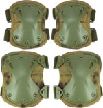 Tactical Combat Knee & Elbow Protective Pads Set for Outdoor  Paintball Game Cycling Safety Skateboarding Gear Skates Knee Protection Guard Pads