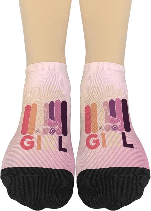 Cool Roller Skatings Skate Girl Boys Crew Socks Invisible for Womens Socks