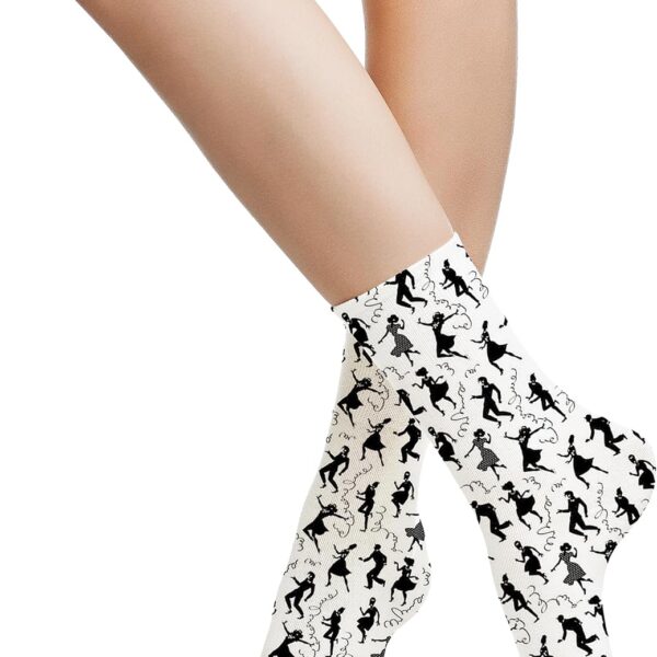 Fashion Compression Socks,Performance Polyester Cushioned Athletic Crew Socks for Running,Athletic, -12 inch