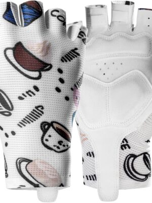 Cycling Gloves for Women Cycling Fingerless Mountain Bike Gloves Sun Gloves Breathable, Shock-Absorbing, Non-Slip