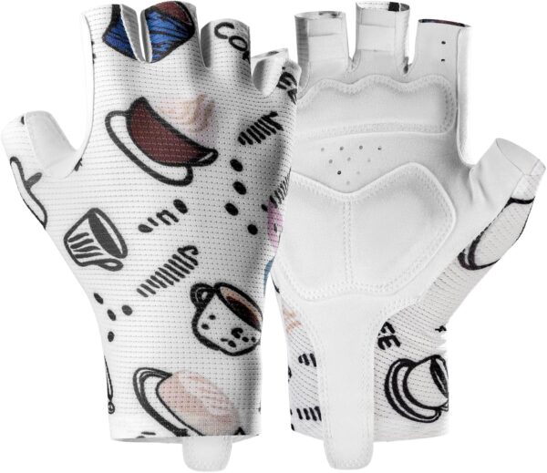 Cycling Gloves for Women Cycling Fingerless Mountain Bike Gloves Sun Gloves Breathable, Shock-Absorbing, Non-Slip
