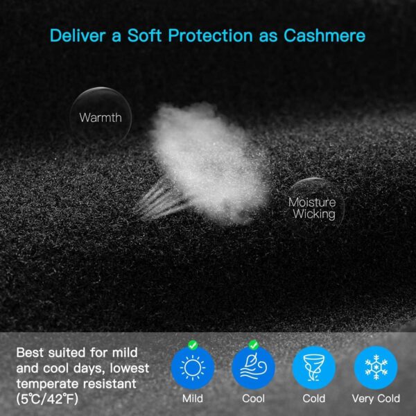 Lightweight Running Gloves, Touch Screen Anti-Slip Warm Gloves Liners for Cycling Biking Sporting Driving for Men Women