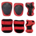 Knee Pads for Kids Kneepads and Elbow Pads Toddler Protective Gear Set Kids Elbow Pads and Knee Pads for Girls Boys with Wrist Guards 3 in 1 for Skating Cycling Bike Rollerblading Scooter
